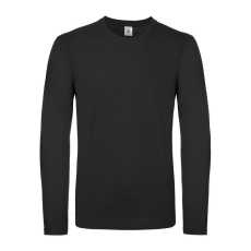B&C EXACT 150 unisex hosszú ujjú póló B03E, Black-XL