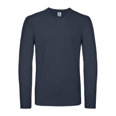B&C EXACT 150 unisex hosszú ujjú póló B03E, Navy-2XL