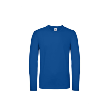 B&amp;C EXACT 150 unisex hosszú ujjú póló B03E, Royal Blue-L férfi póló