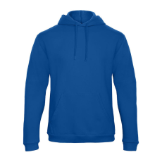 B&C férfi kapucnis pulóver, színazonos húzózsinórral O47, Royal Blue-XL