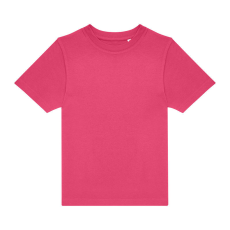 B&C gyerek rövid ujjú, környakas póló B07E, Fuchsia-7/8