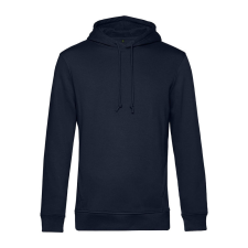 B&C kapucnis férfi pulóver kétoldali zsebekkel O78, Night Navy Blue-M férfi pulóver, kardigán