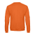 B&C kereknyakú férfi pulóver O46, Pumpkin Orange-L
