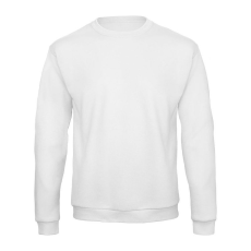 B&C kereknyakú férfi pulóver O46, White-3XL