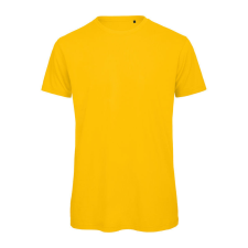 B&amp;C lezser szabású minősített biopamut férfi póló BD62, Gold-L férfi póló