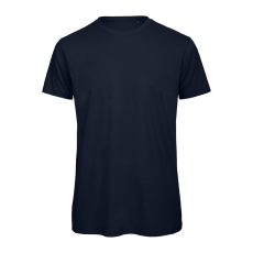 B&C lezser szabású minősített biopamut férfi póló BD62, Navy-M