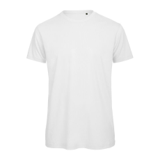 B&C lezser szabású minősített biopamut férfi póló BD62, White-XL