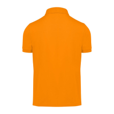 B&C modern, klasszikus stílusú, előzsugorított galléros férfi pamut póló O01, Meta Orange-3XL