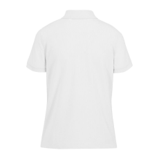 B&C modern, klasszikus stílusú, előzsugorított galléros Női pamut póló O02, White-S