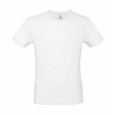 B and C Csomag akciós póló (minimum 3 db) Férfi rövid ujjú póló B&amp;C #E150 T-Shirt -XS, Fehér férfi póló