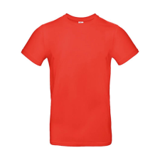 B and C Csomag akciós póló (minimum 3 db) Férfi rövid ujjú póló B&amp;C #E190 T-Shirt -3XL, Naplemente sárga férfi póló