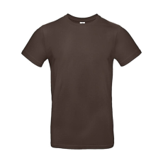 B and C Csomag akciós póló (minimum 3 db) Férfi rövid ujjú póló B&C #E190 T-Shirt -XS, Barna