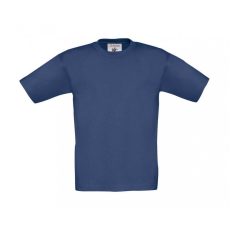 B and C Csomag akciós póló (minimum 3 db) Gyerek rövid ujjú póló B and C Exact 150/kids T-Shirt 7/8 (122/128), Farmer kék (Denim)