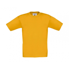 B and C Csomag akciós póló (minimum 3 db) Gyerek rövid ujjú póló B and C Exact 190/kids T-Shirt 3/4 (98/104), Aranysárga