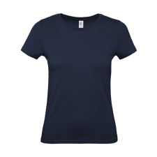 B and C Csomag akciós póló (minimum 3 db) Női rövid ujjú póló B&amp;C #E150 /women T-Shirt -2XL, Sötétkék (navy) női póló