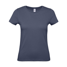 B and C Csomag akciós póló (minimum 3 db) Női rövid ujjú póló B&C #E150 /women T-Shirt -L, Farmer kék (Denim)