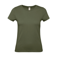 B and C Csomag akciós póló (minimum 3 db) Női rövid ujjú póló B&amp;C #E150 /women T-Shirt -L, Városi khaki női póló