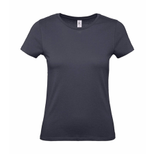 B and C Csomag akciós póló (minimum 5 db) Női rövid ujjú póló B&amp;C #E150 /women T-Shirt -L, Világos sötétkék (navy) női póló