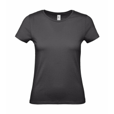B and C Csomag akciós póló (minimum 5 db) Női rövid ujjú póló B&C #E150 /women T-Shirt -S, Teljesen fekete