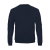 B and C Férfi Felső hosszú ujjú B&C Crewneck Sweatshirt Unisex - WUI23 - S, Sötétkék (navy)