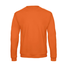 B and C Férfi Felső hosszú ujjú B&C Crewneck Sweatshirt Unisex - WUI23 - S, Sütőtök sárga