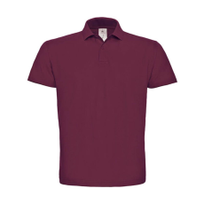 B and C Férfi galléros póló rövid ujjú B&C Piqué Polo Shirt - PUI10 - 3XL, Bor