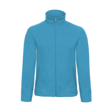 B and C Férfi hosszú ujjú polár B and C ID.501 Micro Fleece Full Zip XS, Atoll kék férfi kabát, dzseki