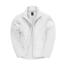 B and C Férfi hosszú ujjú Softshell B and C ID.701 Softshell Jacket L, Fehér/fehér férfi kabát, dzseki