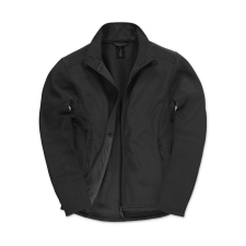 B and C Férfi hosszú ujjú Softshell B and C ID.701 Softshell Jacket S, Fekete/fekete férfi kabát, dzseki