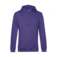 B and C Férfi kapucnis hosszú ujjú organikus pulóver B and C Organic Hooded M, Sugárzó lila