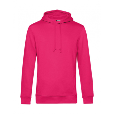 B and C Férfi kapucnis hosszú ujjú organikus pulóver B and C Organic Hooded S, Magenta rózsaszín