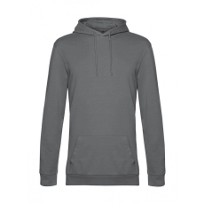 B and C Férfi kapucnis hosszú ujjú pulóver B and C #Hoodie French Terry 2XL, Elefánt szürke