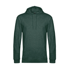 B and C Férfi kapucnis hosszú ujjú pulóver B and C #Hoodie French Terry M, Heather Sötét Green