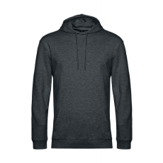 B and C Férfi kapucnis hosszú ujjú pulóver B and C #Hoodie French Terry S, Heather Aszfalt szürke