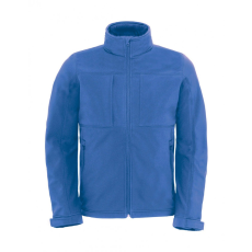 B and C Férfi kapucnis kabát B and C Hooded Softshell/men XL, Azur kék