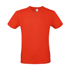 B and C Férfi rövid ujjú póló B&amp;C #E150 T-Shirt -2XL, Tűzpiros férfi póló