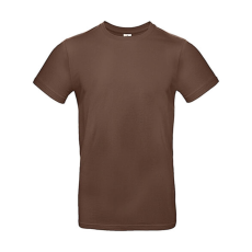 B and C Férfi rövid ujjú póló B&C #E190 T-Shirt -XL, Csokoládébarna