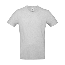 B and C Férfi rövid ujjú póló B&amp;C #E190 T-Shirt -XS, Hamuszürke férfi póló
