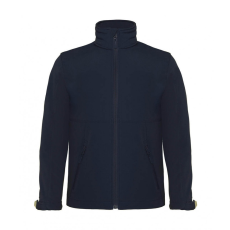 B and C Gyerek kapucnis kabát B and C Hooded Softshell/kids 13/14 (158/164), Sötétkék (navy)