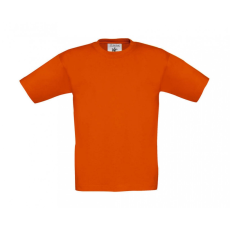 B and C Gyerek rövid ujjú póló B and C Exact 150/kids T-Shirt 5/6 (110/116), Narancssárga