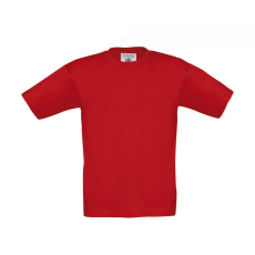 B and C Gyerek rövid ujjú póló B and C Exact 150/kids T-Shirt 7/8 (122/128), Piros