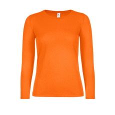 B and C Női hosszú ujjú póló B&C #E150 LSL /women -XL, Narancssárga