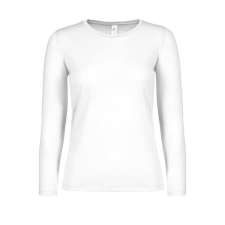 B and C Női hosszú ujjú póló B&amp;C #E150 LSL /women -XS, Fehér női póló
