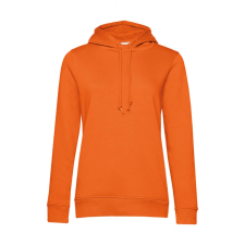 B and C Női kapucnis hosszú ujjú organikus pulóver B and C Organic Hooded /women XL, Narancssárga női pulóver, kardigán