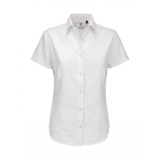 B and C Női rövid ujjú blúz B and C Oxford SSL/women Shirt XS, Fehér