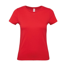 B and C Női rövid ujjú póló B&amp;C #E150 /women T-Shirt -2XL, Piros női póló