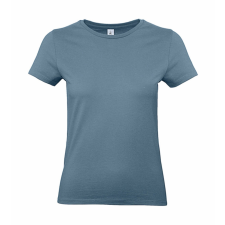 B and C Női rövid ujjú póló B&amp;C #E190 /women T-Shirt -L, Kő kék női póló