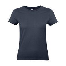 B and C Női rövid ujjú póló B&C #E190 /women T-Shirt -S, Sötétkék (navy)