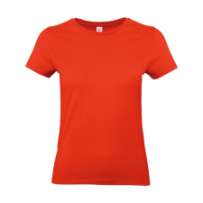 B and C Női rövid ujjú póló B&amp;C #E190 /women T-Shirt -XS, Tűzpiros női póló