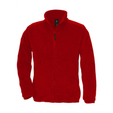 B and C Uniszex hosszú ujjú kabát B and C Icewalker+ Outdoor Full Zip Fleece 3XL, Piros